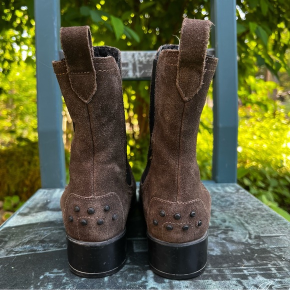 Andre Assous Odalys Women's Waterproof Brown Suede Boots - Picture 12 of 12